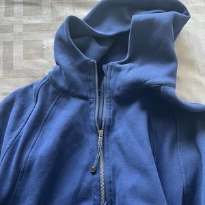 Lululemon Blue scuba hoodie